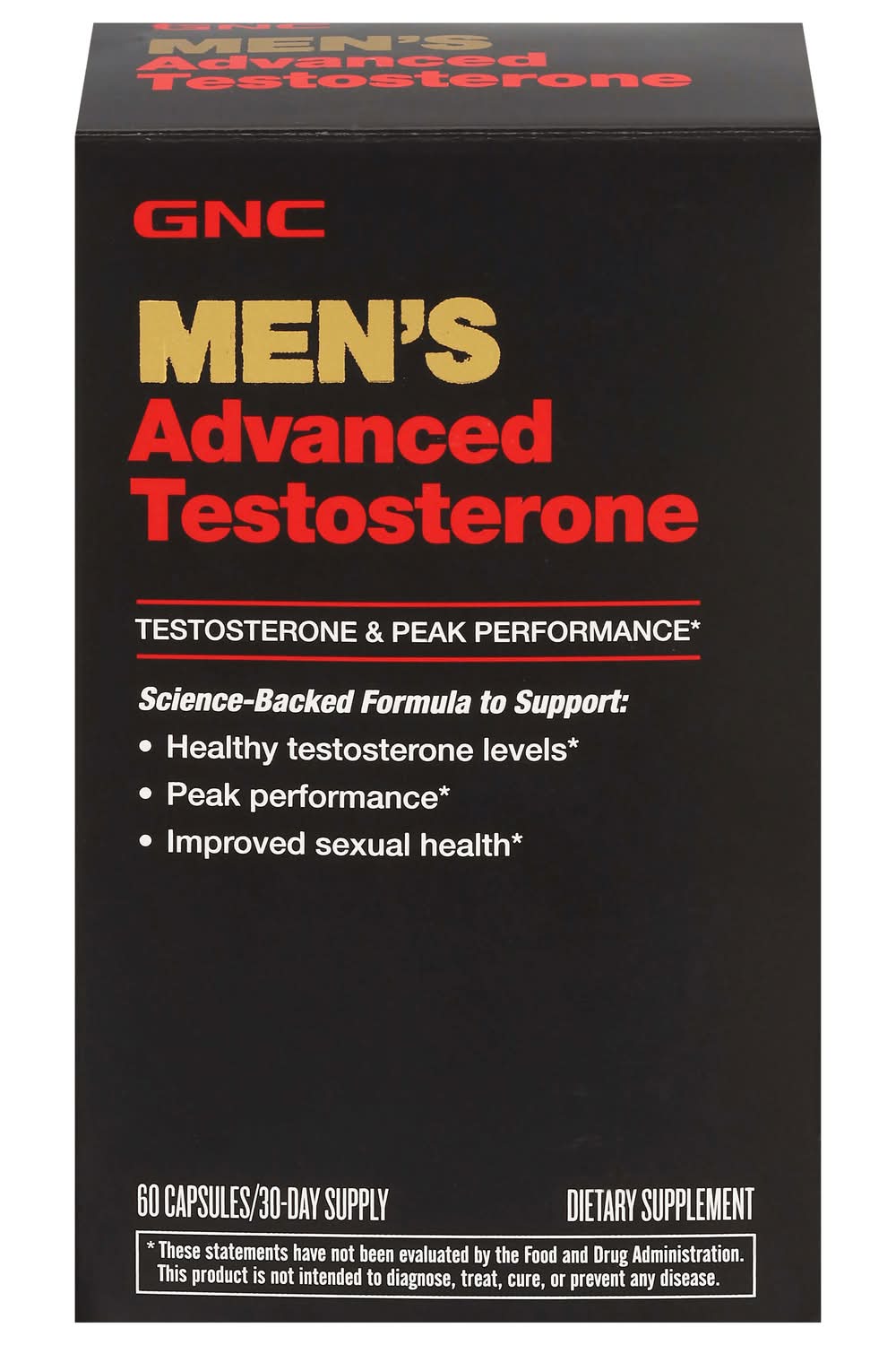 GNC Men's Advanced Testosterone Dietary Supplement