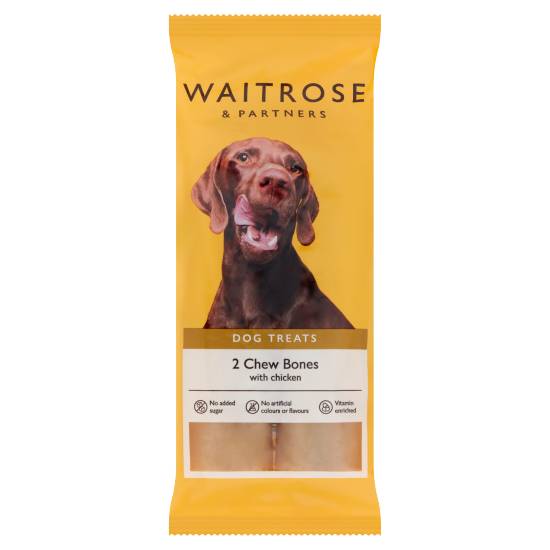 Waitrose Chew Bones With Chicken Dog Treats (2 ct)