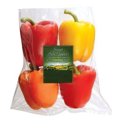 Poivrons doux assortis - Assorted sweet bell peppers (4 units)