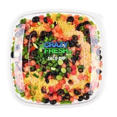 Crazy Fresh Taco Dip Tray (2 lbs)