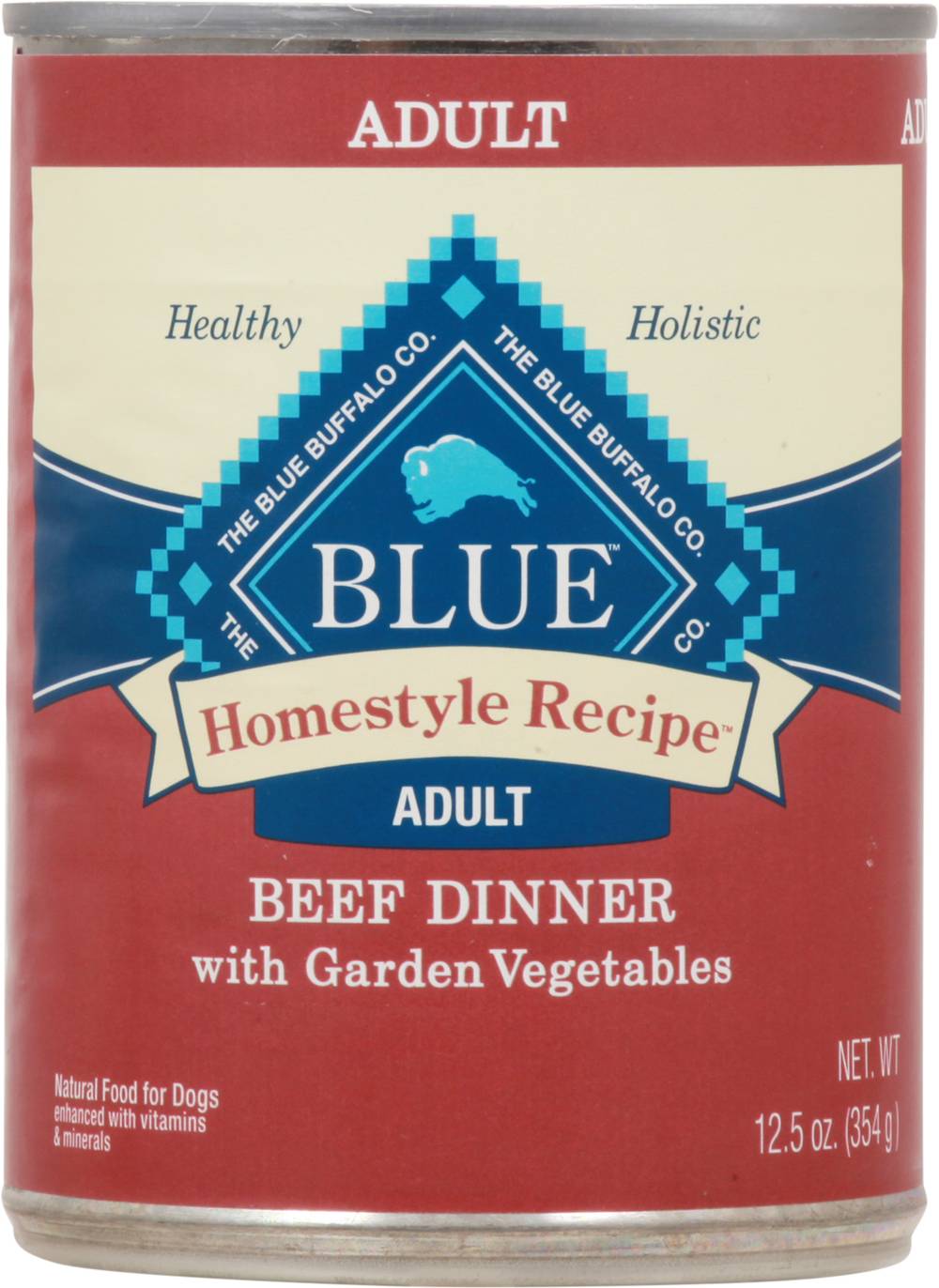 Blue Buffalo Homestyle Recipe Adult Dog Food (vegetables- beef)