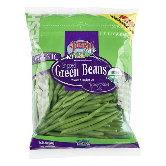 Pero Family Farms Snipped Green Beans (24 oz)