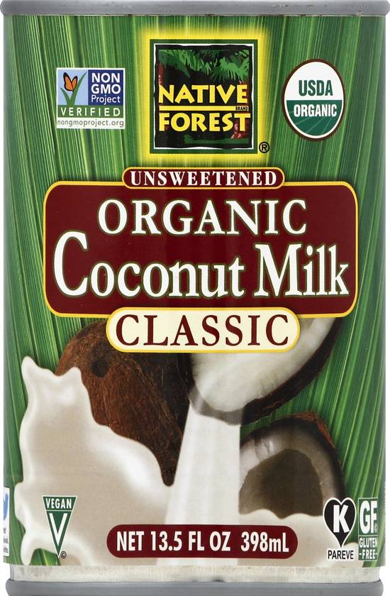 Native Forest Classic Unsweetened Organic Coconut Milk (13.5 fl oz)