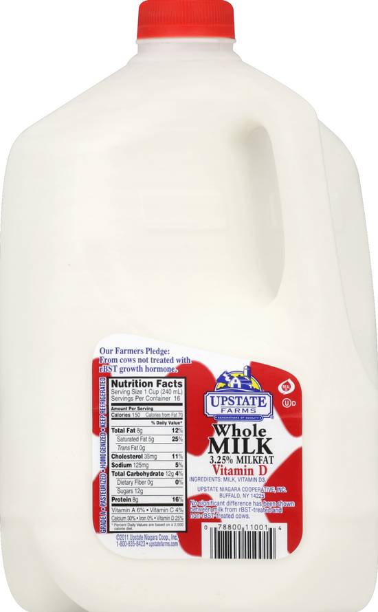 Upstate Farms Whole Milk (1 gal)
