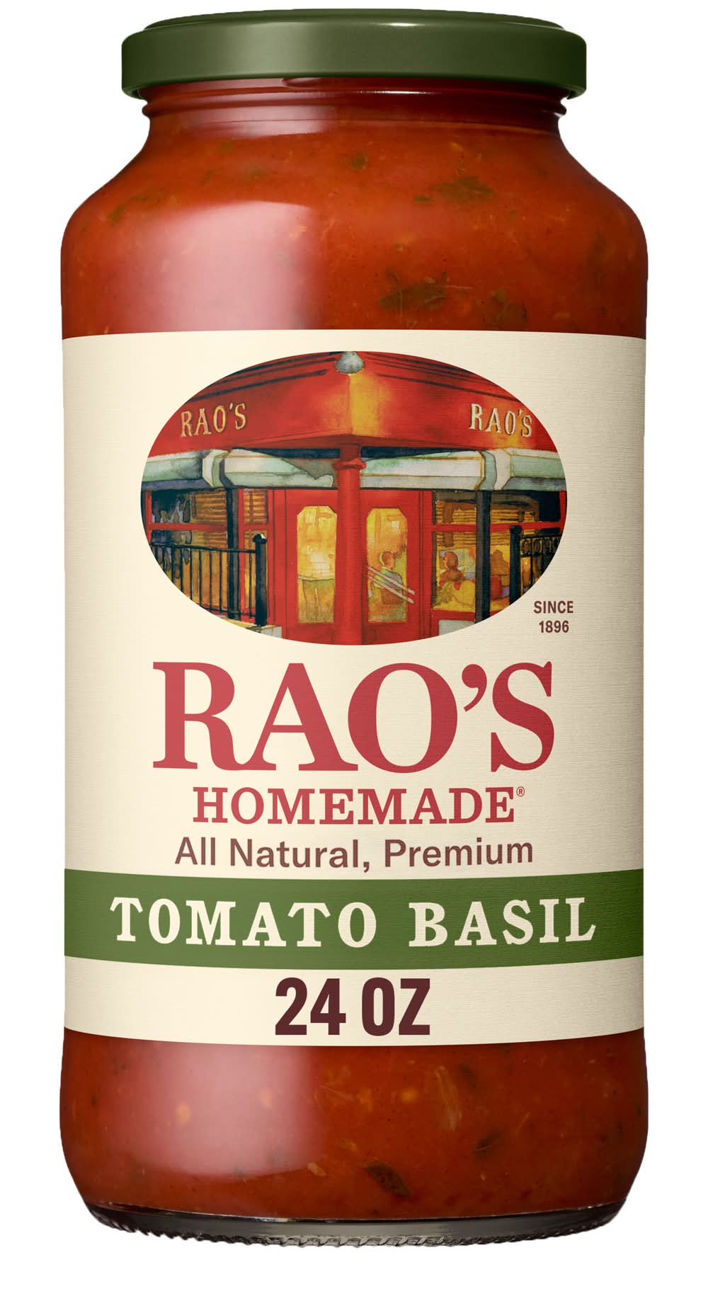 Rao's Homemade All Natural Premium Tomato Basil Sauce (24 oz)
