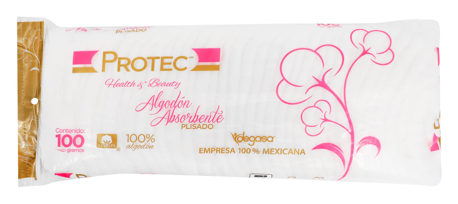 Protec · Algodón absorbente plisado (100 g)