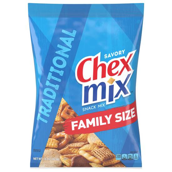 Chex Mix Family Size Traditional Savory Snack Mix