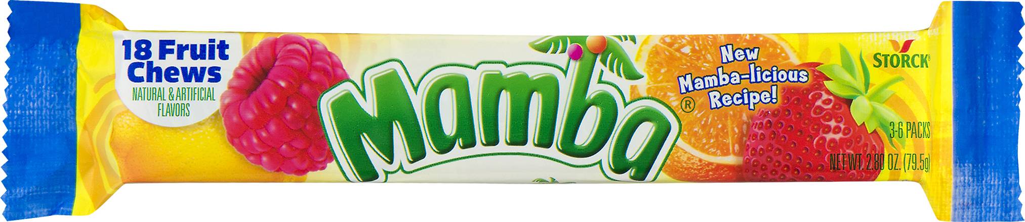 Mamba Assorted Flavours Fruit Chews (6 ct)