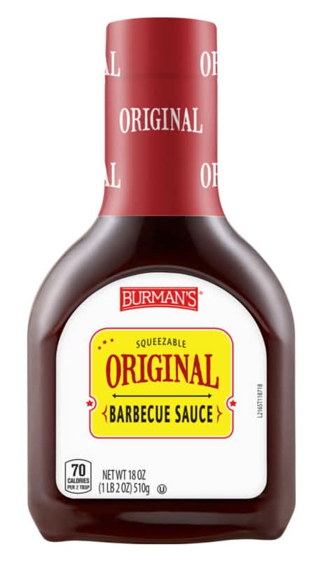 Burman's Bbq Sauce, Original (18 oz)