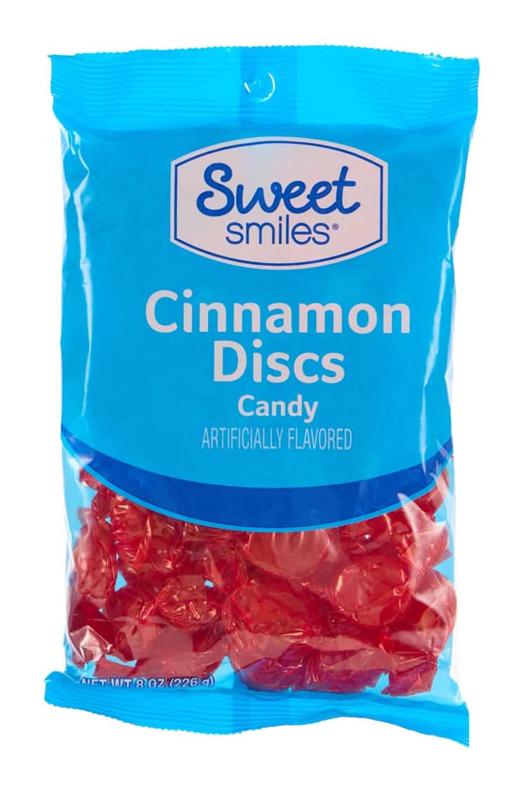 Sweet Smiles Cinnamon Discs Candy 9 Oz
