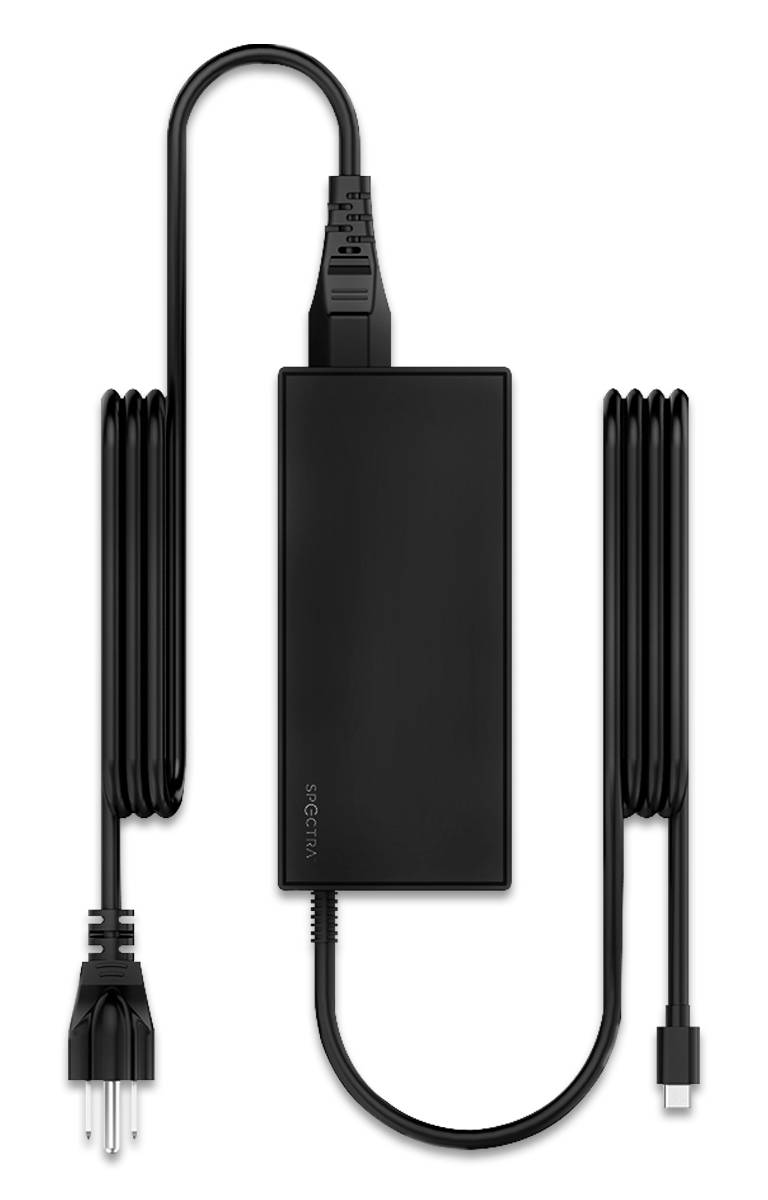 Spectra · Cargador para laptop universal 20v-5a máx tipo c