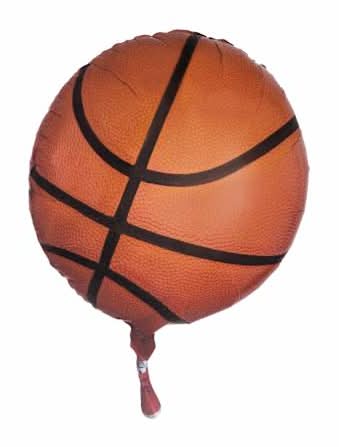 INFLATED Basketball Foil Decorative Balloon