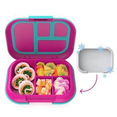 Bentgo Kids Chill Lunch Box Solution With 4 Compartments and Removable Ice pack For Meals and Snacks