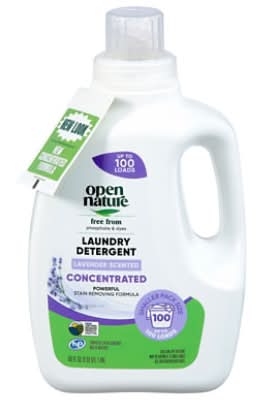 Open Nature Liquid Laundry Detergent, Lavender (50 fl oz)