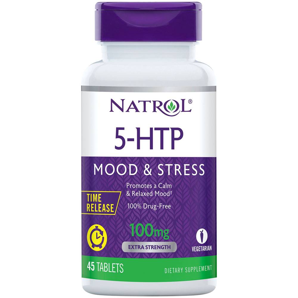 5-Htp Tr Time Release For Mood Support - 100 Mg (45 Tablets)