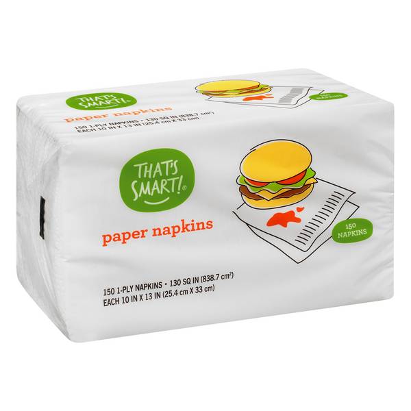 That's Smart! Strong & Absorbent Paper Napkins (10 x 13 in)