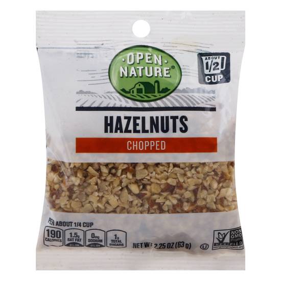 Open Nature Hazelnuts Chpped (2.25 oz)