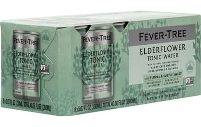 Fever-Tree Elderflower Tonic Water - 8pk/150ml Cans