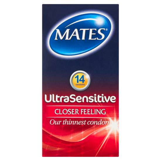 Mates Ultrasensitive Condoms (14 pack)