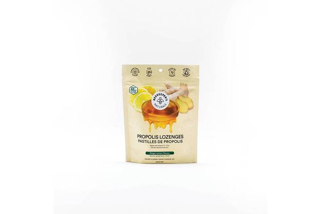 Ginger Lemon Lozenges [Beekeeper's Naturals]