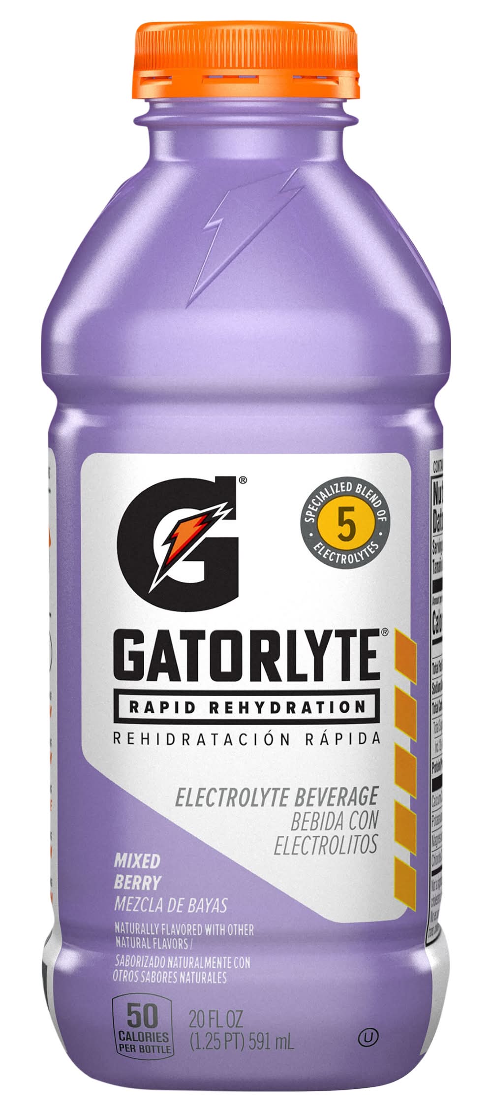 Gatorlyte Rapid Rehydration Electrolyte Beverage, Mixed Berry (20 fl oz)