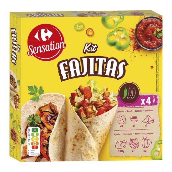 Carrefour Sensation Kit Fajitas 505 g