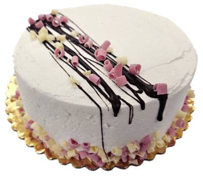 Fudge Stripe Cake 2 Layer