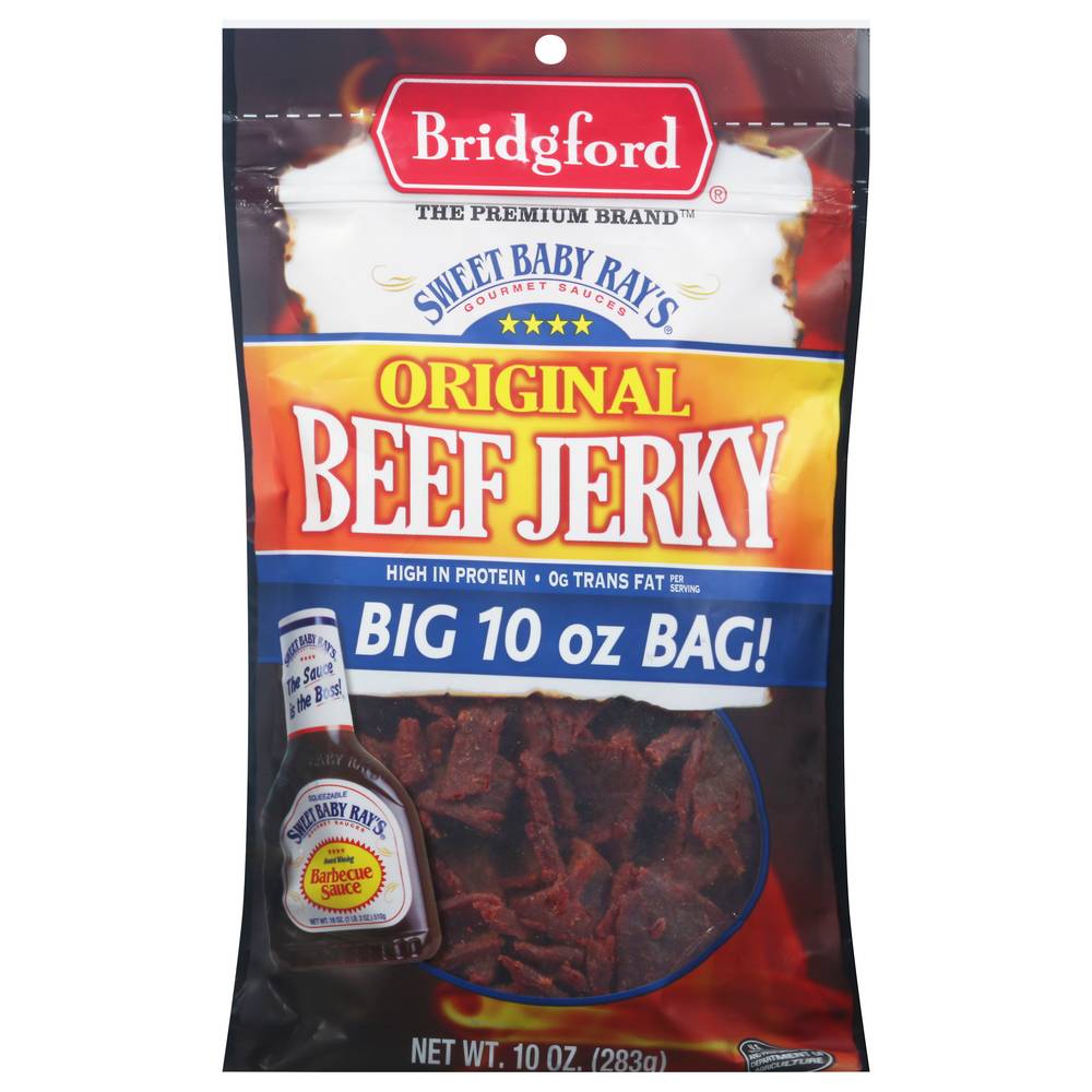 Bridgford Sweet Baby Ray's Original Beef Jerky (10 oz)