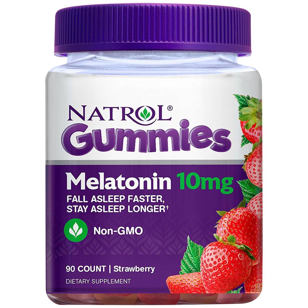 Natrol Melatonin 10mg Gummies (strawberry)