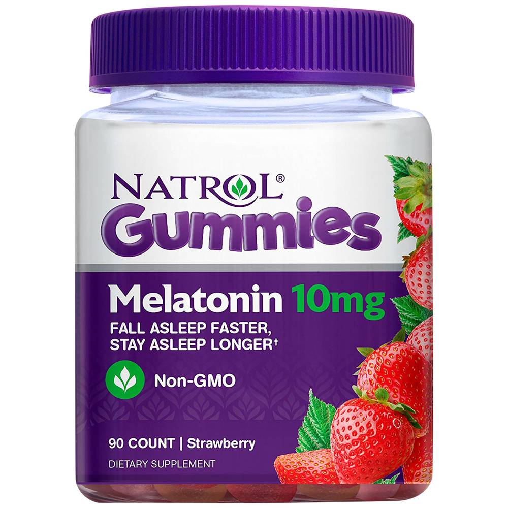 Natrol Melatonin 10mg Gummies, Strawberry (90 ct)