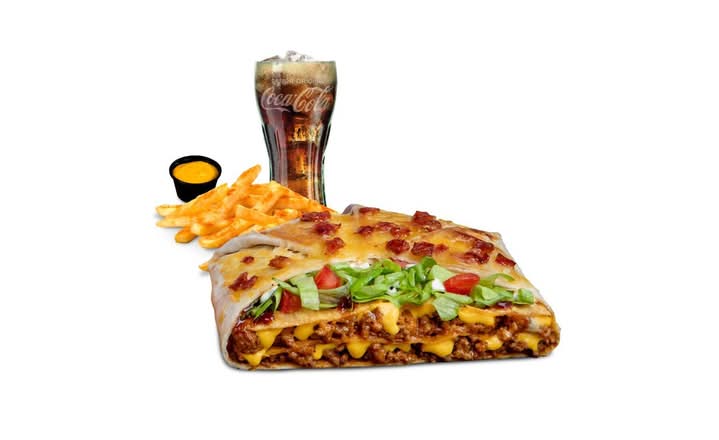 Menú Crunchywrap Deluxe Cheese + Bacon