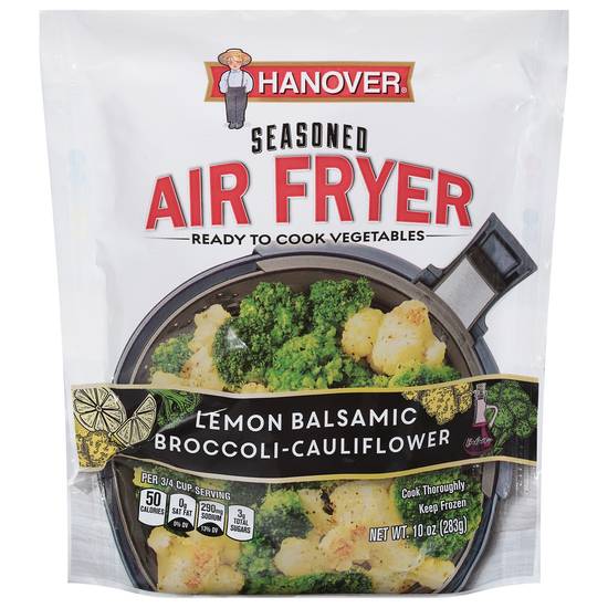 Hanover Seasoned Air Fryer Lemon Balsamic Broccoli-Cauliflower