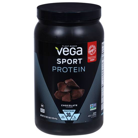 Vega Sport Sport Plant-Based Chocolate Flavored Protein (21.7 oz)
