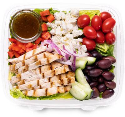 Ready Meals Mediterranean Greek Salad With Chicken - Ea