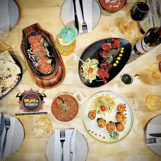 Drunkn Monkey Indian Tapas Bar & Restaurant