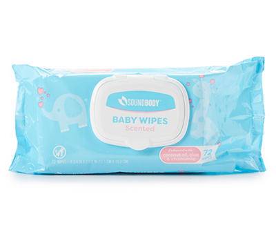Coconut Oil, Aloe & Chamomile Snap Lid Scented Baby Wipes, 1-Pack