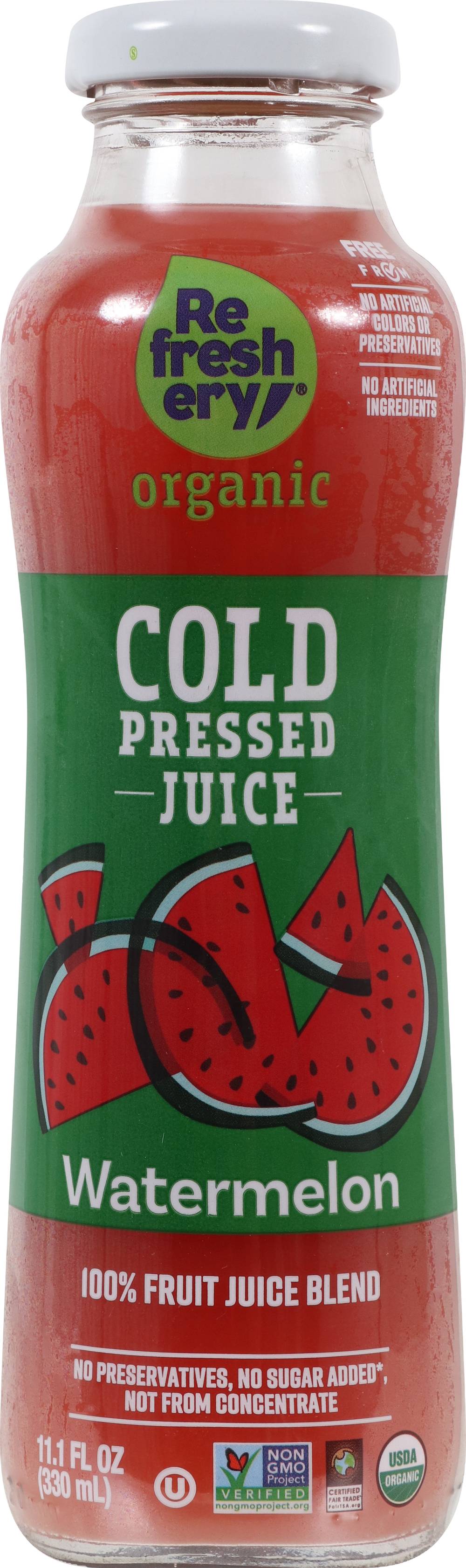 Refreshery! Watermelon Cold-Pressed Juice - 11.1 fl oz