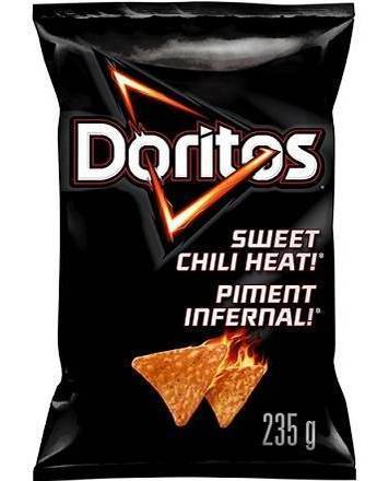 Doritos Tortilla Chips, Sweet Chili Heat (235 g)