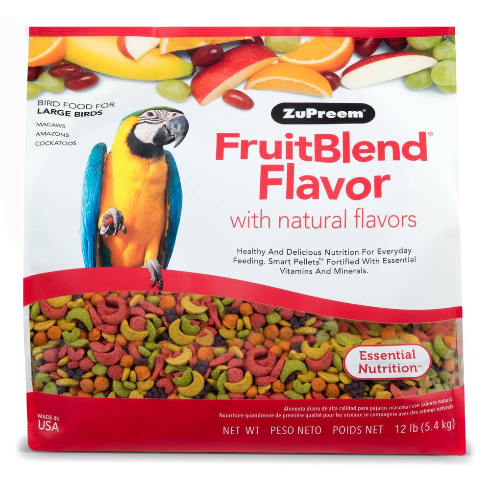 ZuPreem® FruitBlend Large Bird Food (Color: Assorted, Size: 12 Lb)