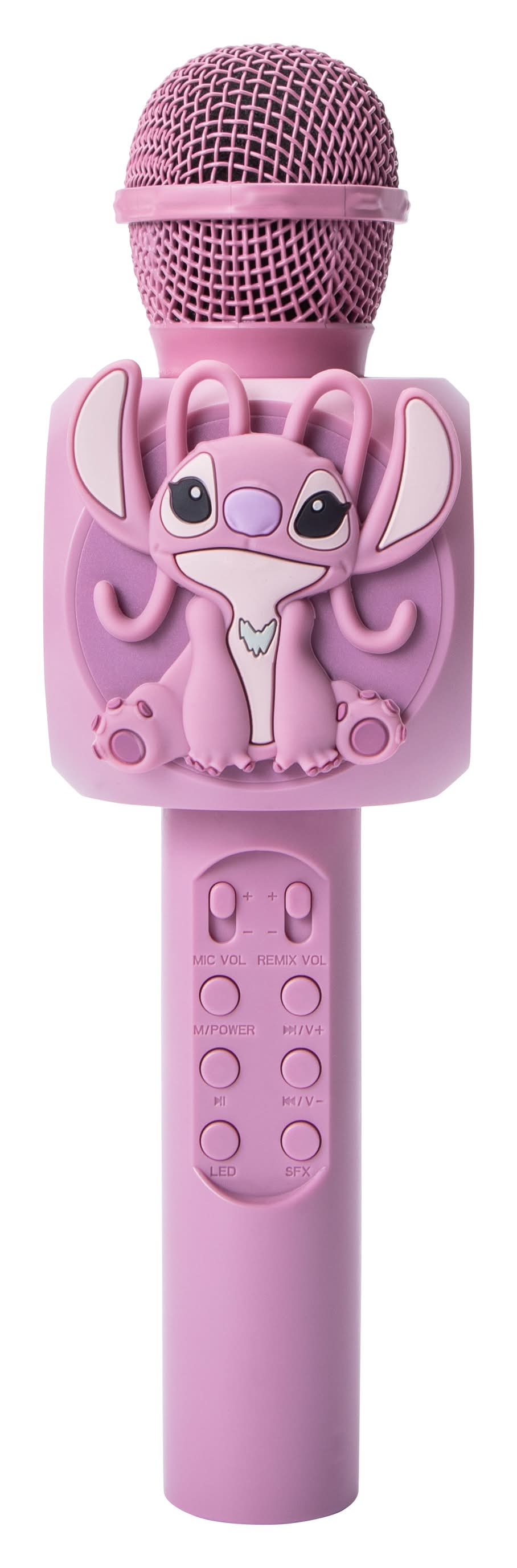 Disney Stitch Bluetooth® LED Karaoke Microphone Angel