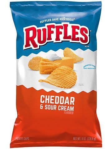 Ruffles Cheddar & Sour Cream 8oz