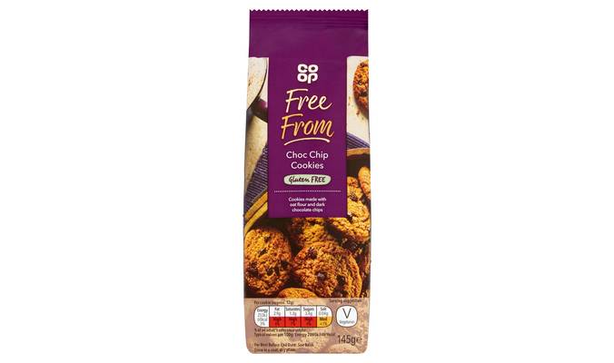 Co Op Free From Choc Chip Cookies 145g