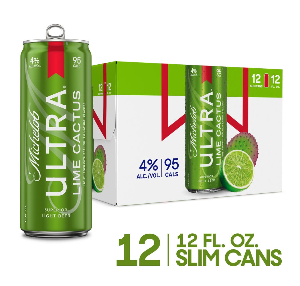 Michelob Infusions Lime and Prickly Pear Cactus Beer (12 x 12 fl oz)