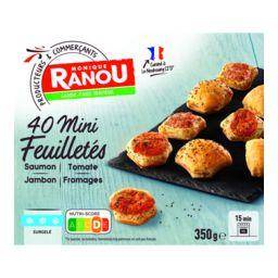 Monique Ranou - Mini feuilletés saumon/tomate/jambon/fromages