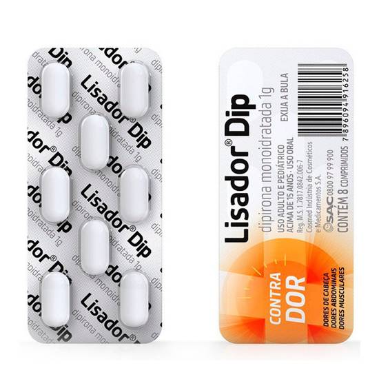 Cosmed lisador dip 1g (8 comprimidos)