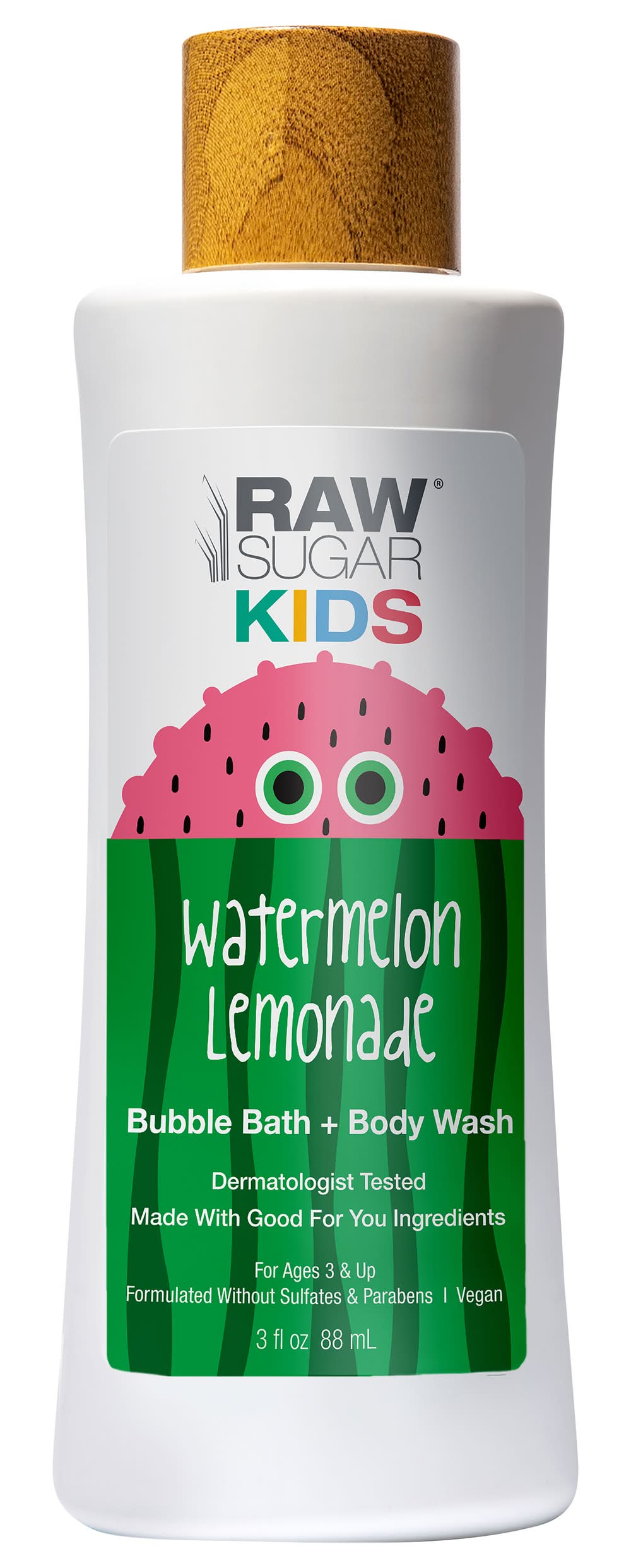 Raw Sugar Baby Bath + Body Wash Watermelon Lemonade (3 fl oz)