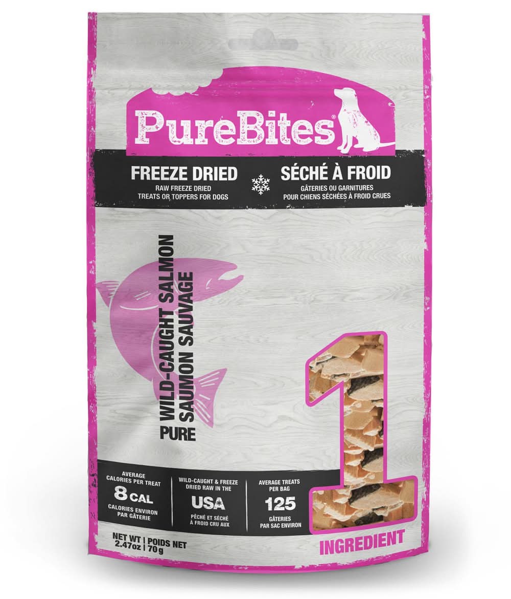 PureBites Salmon Dog Treats, 2.47 oz