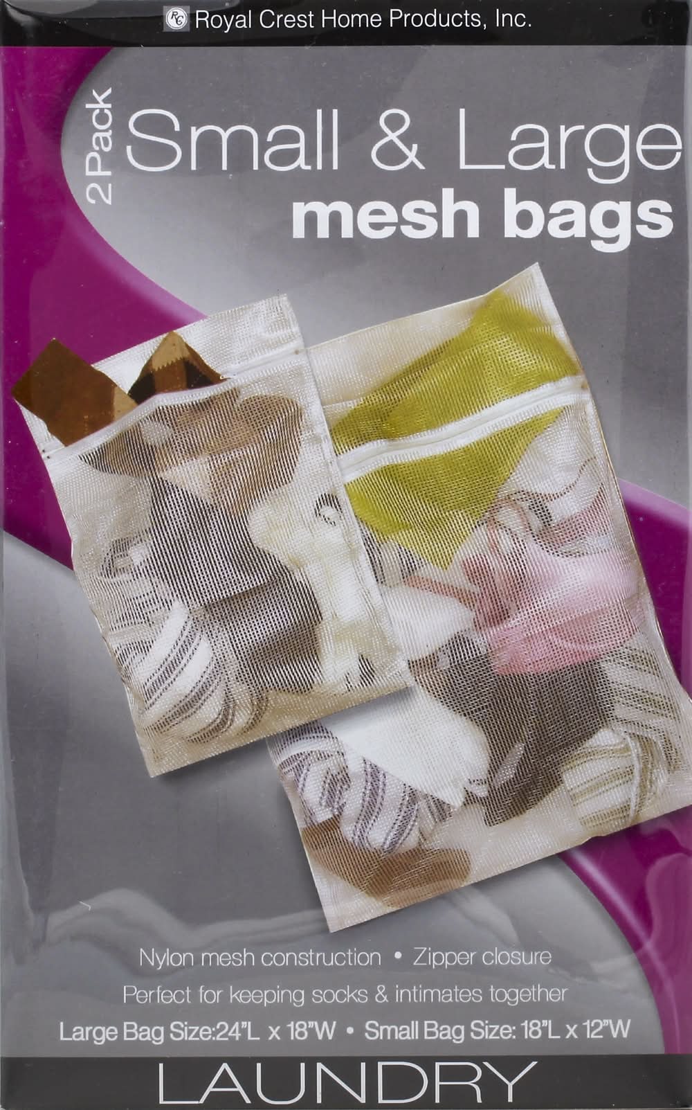Royal Crest Small & Large Mesh Bags (4.8 oz, 2 ct)