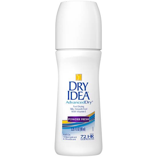 Dry Idea 72-Hour Hypoallergenic Roll-on Deodorant, Powder Fresh