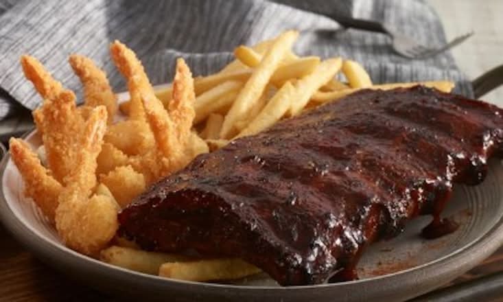 Ribs & Crispy Shrimp